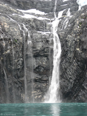 Blackstone Bay waterfall